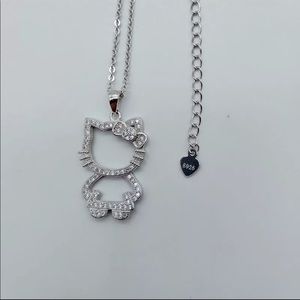 No Brand Jewelry - Hello Kitty 925 Sterling Silver Necklace. No Brand Jewelry - Hello Kitty 925 Sterling Silver Necklace.